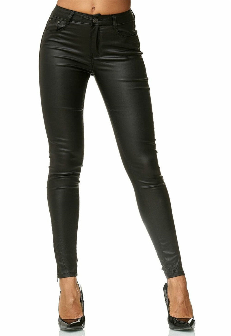 Pantalon en similicuir pour femme