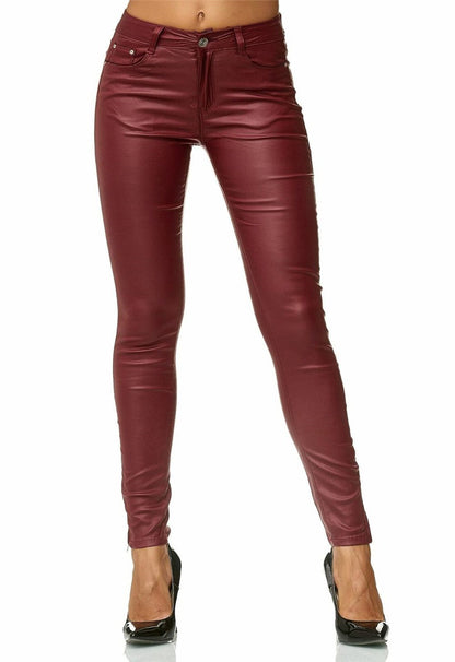Pantalon en similicuir pour femme