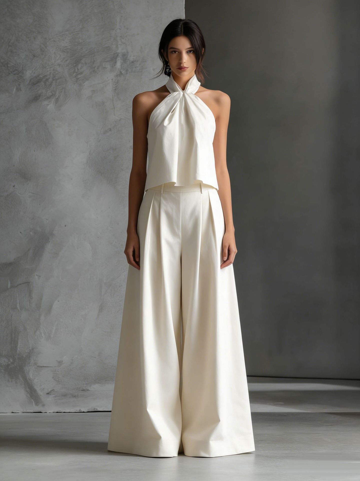 Ensemble Fluide Dos-Nu & Pantalon Large