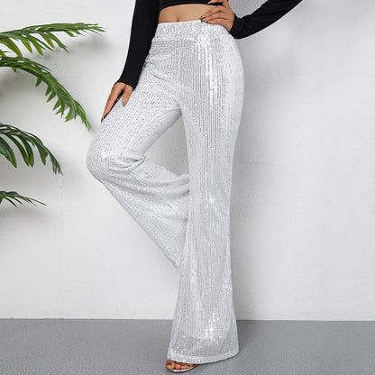 Nouveau pantalon bootcut à sequins