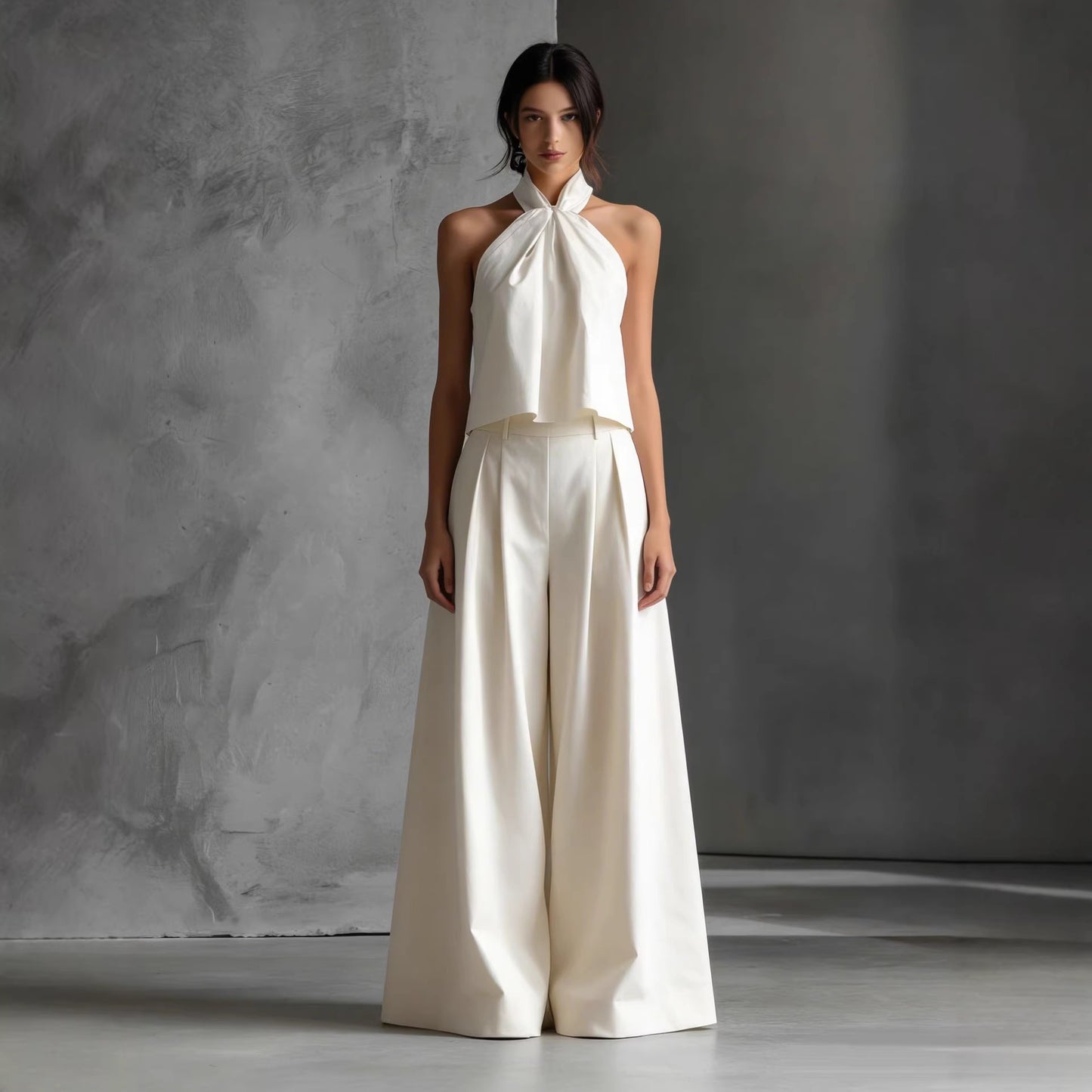 Ensemble Fluide Dos-Nu & Pantalon Large