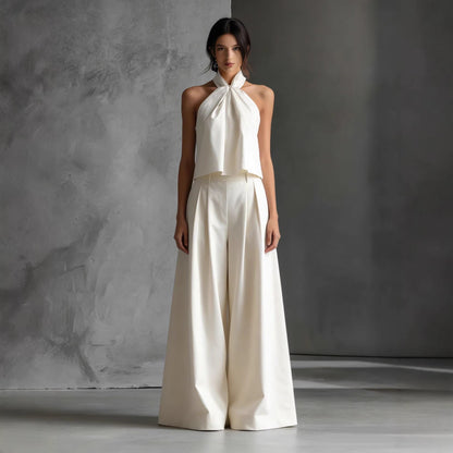 Ensemble Fluide Dos-Nu & Pantalon Large