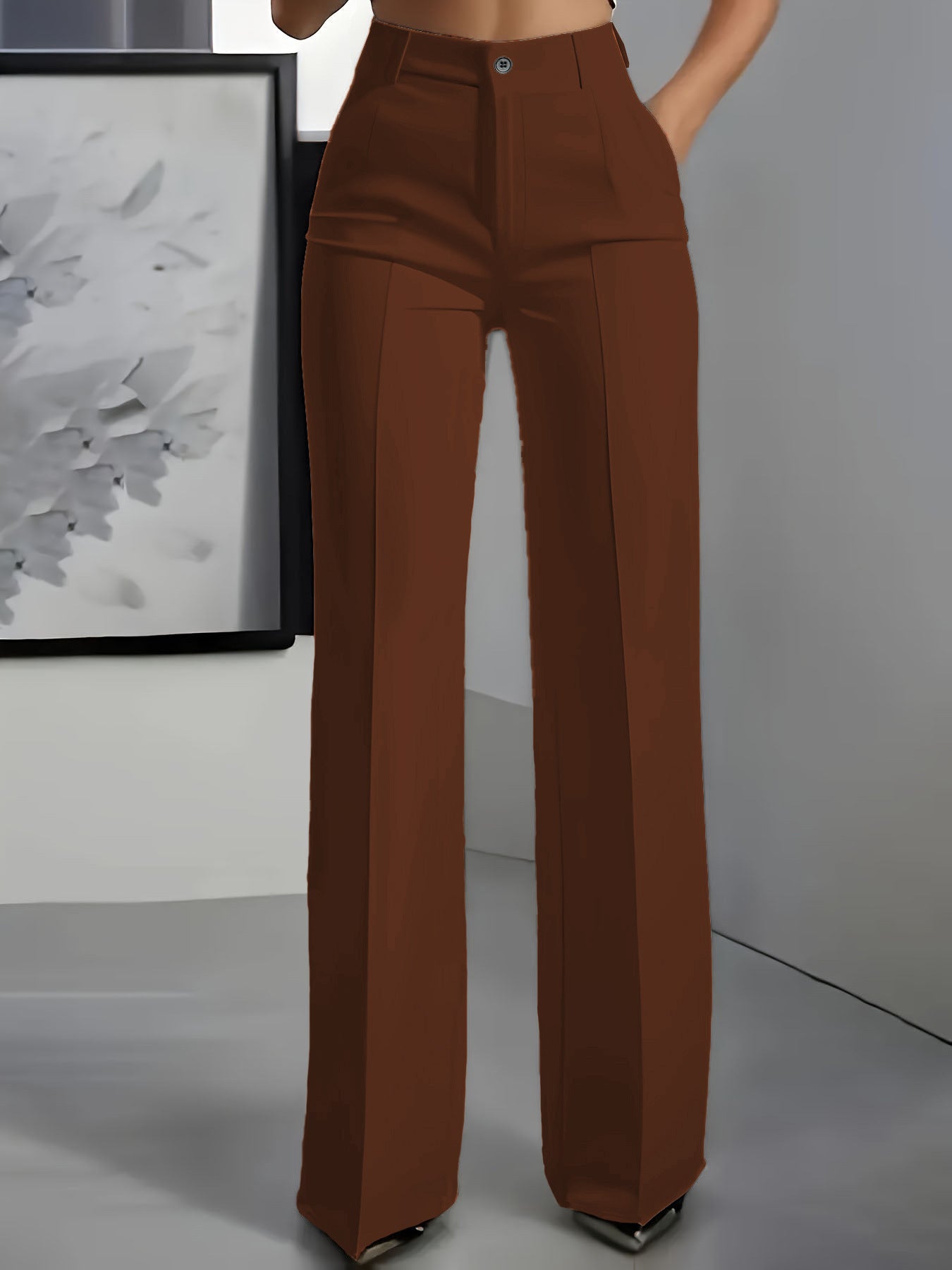 Pantalon Droit Minimaliste