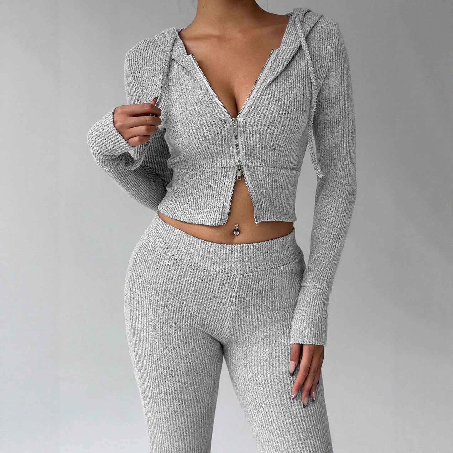 Ensemble Zip & Flare – Silhouette Raffinée