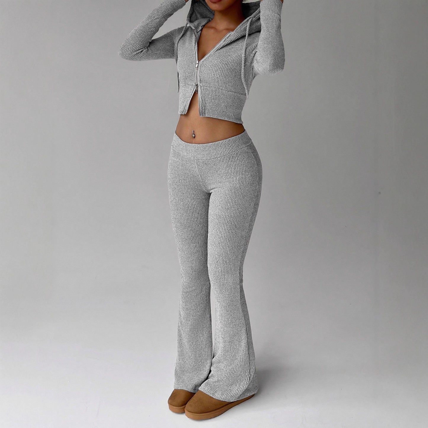Ensemble Zip & Flare – Silhouette Raffinée