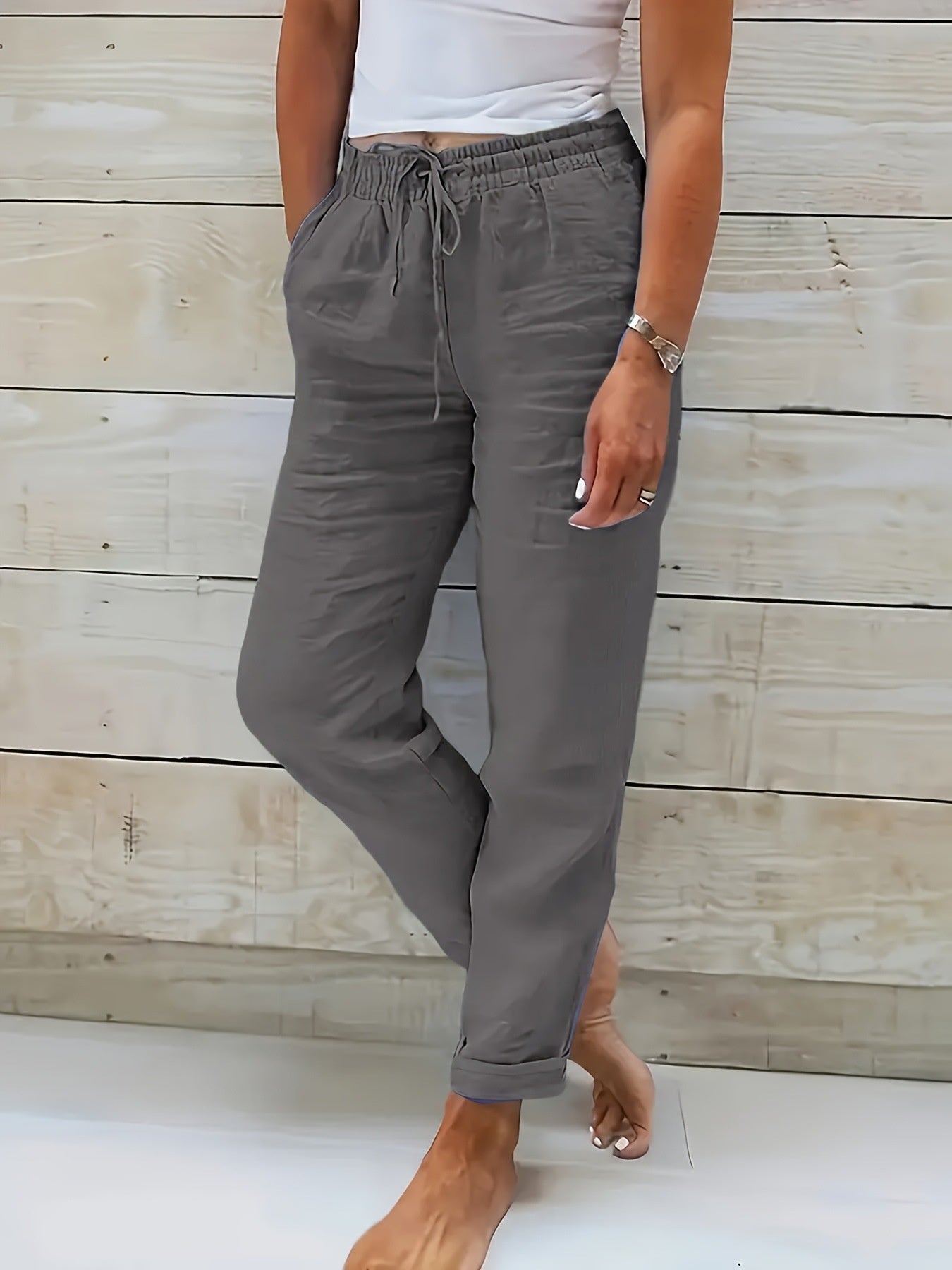 Pantalon Fluide en Lin