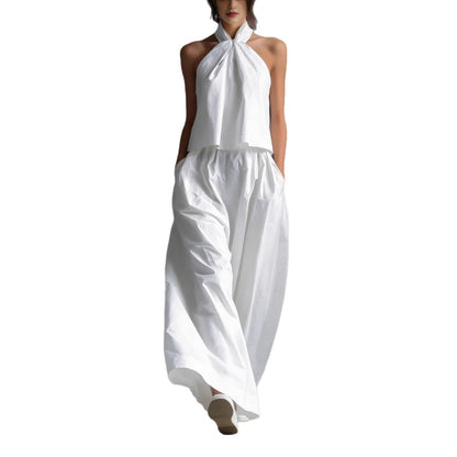 Ensemble Fluide Dos-Nu & Pantalon Large