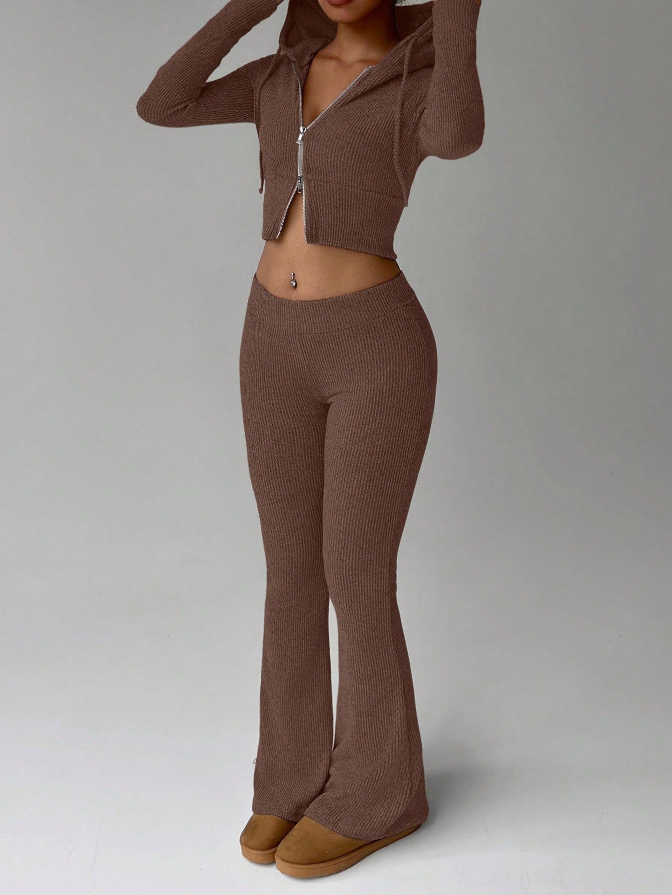 Ensemble Zip & Flare – Silhouette Raffinée