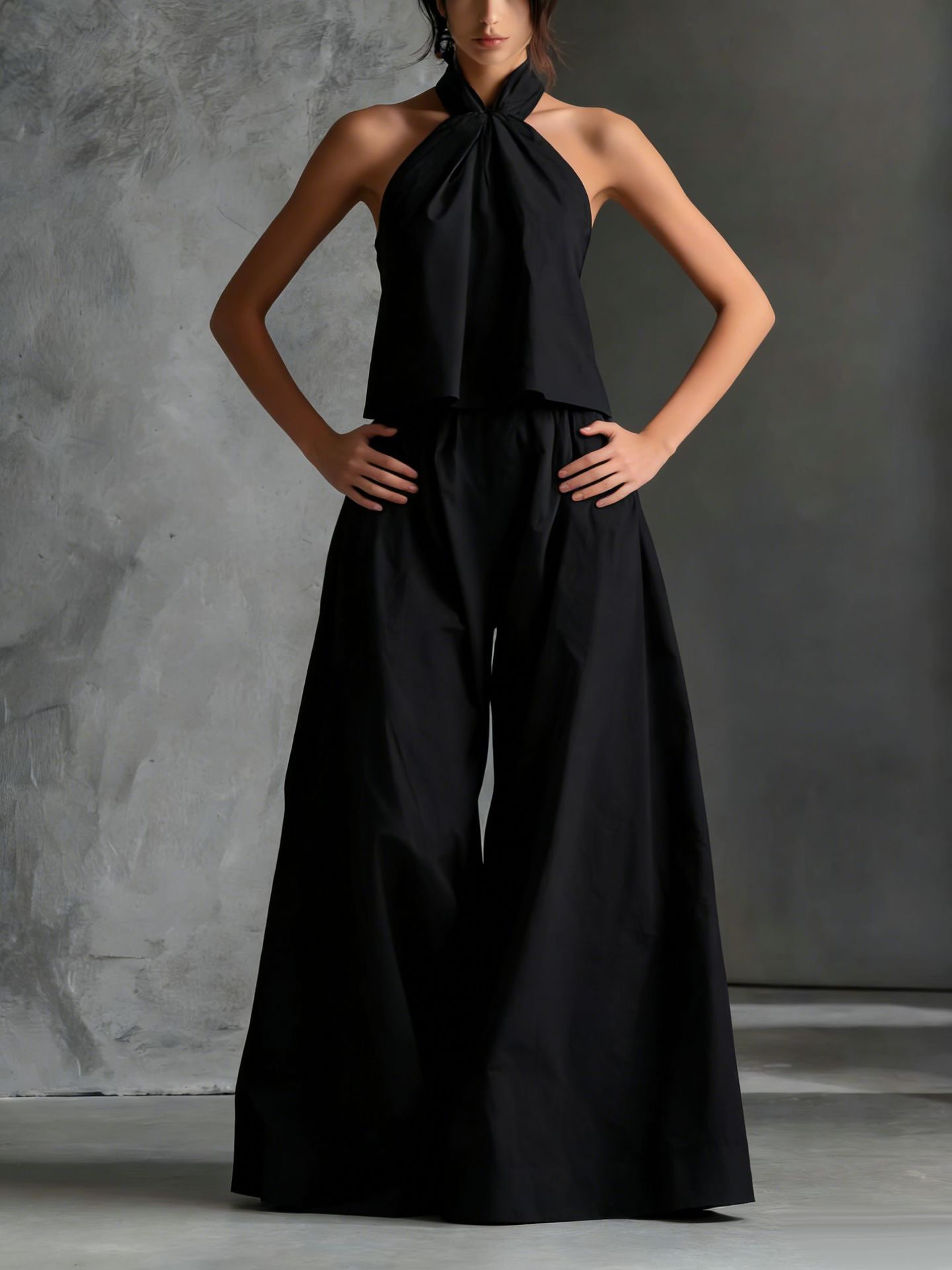 Ensemble Fluide Dos-Nu & Pantalon Large