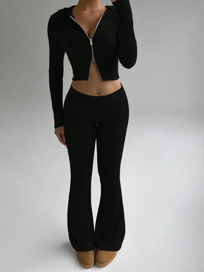 Ensemble Zip & Flare – Silhouette Raffinée