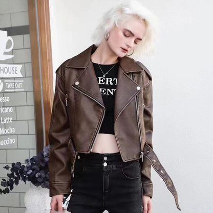 Le Perfecto Cropped – Élégance Rebelle
