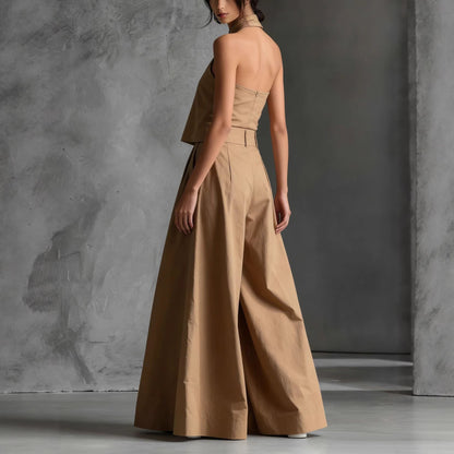 Ensemble Fluide Dos-Nu & Pantalon Large