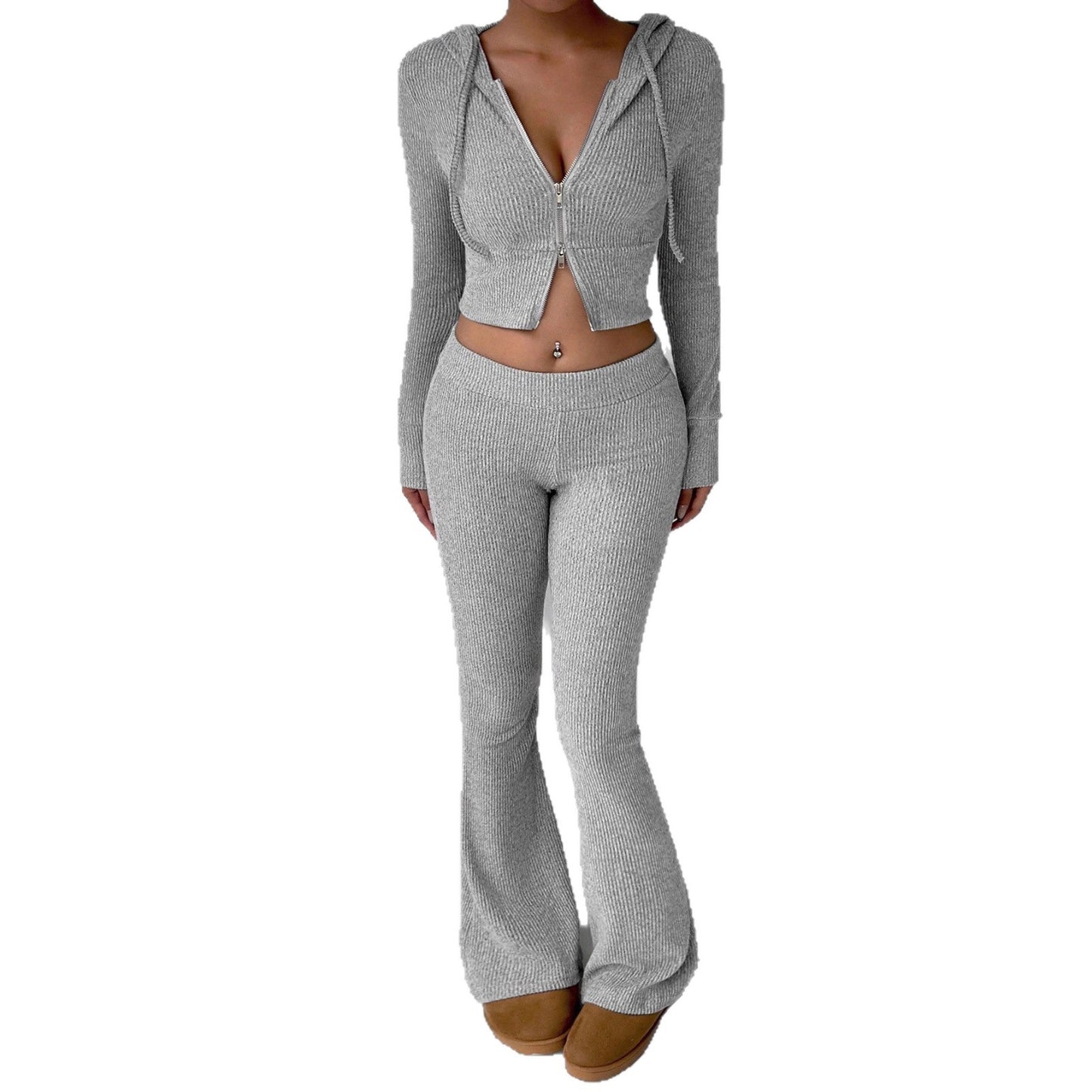 Ensemble Zip & Flare – Silhouette Raffinée
