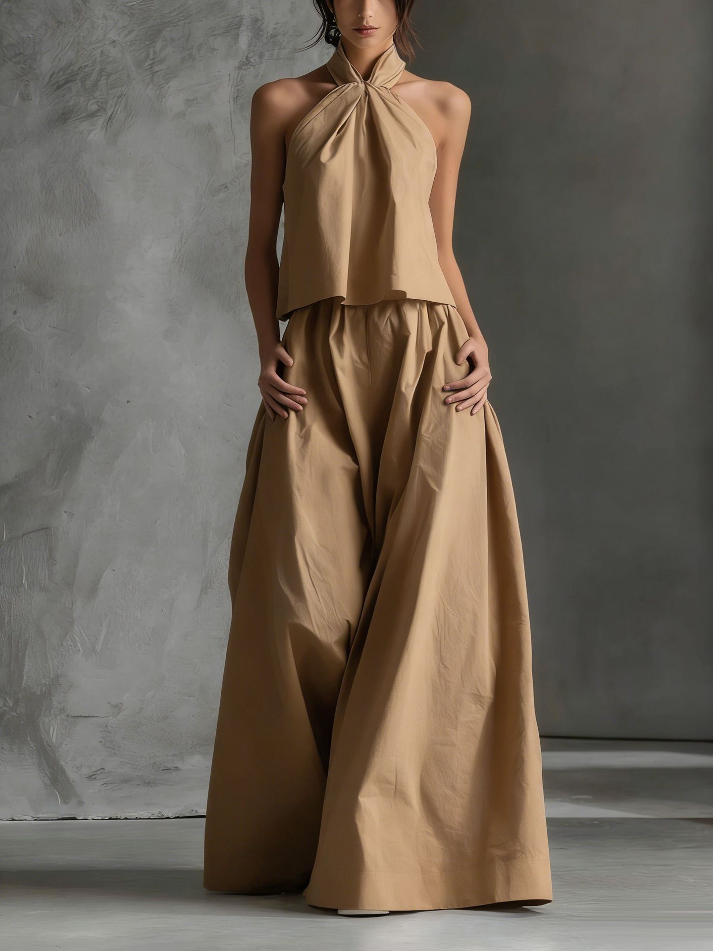 Ensemble Fluide Dos-Nu & Pantalon Large